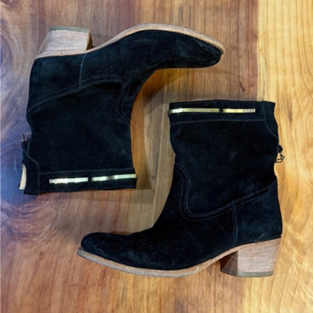 Cobra Society Women's Suede Ankle Boots 7.5 - 38 Leather Boho
